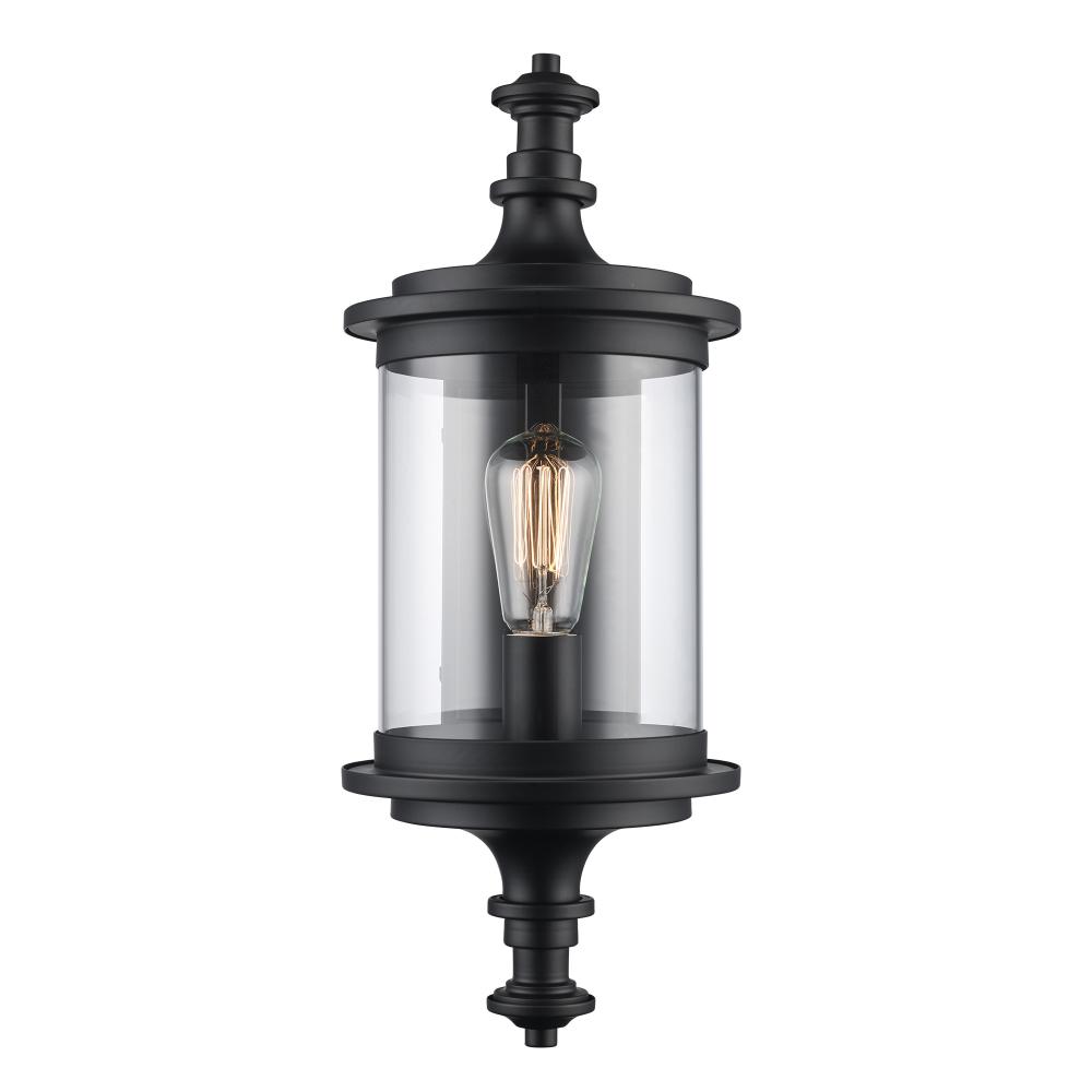 1LT EURO MDRN WALL LANTERN S